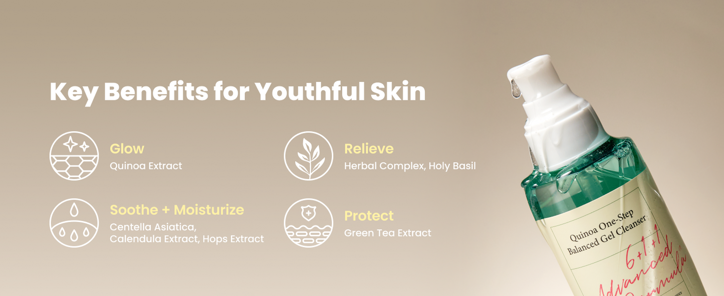 Quinoa One-Step Balanced Gel Cleanser